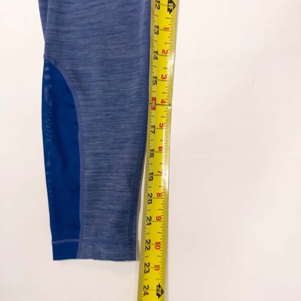 Nike Pro Dri-FIT Leggings Women Medium Blue Space Dye AO9970-439